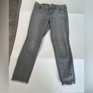 Calvin Klein ankle skinny Women's Gray Jeans. Size 10.